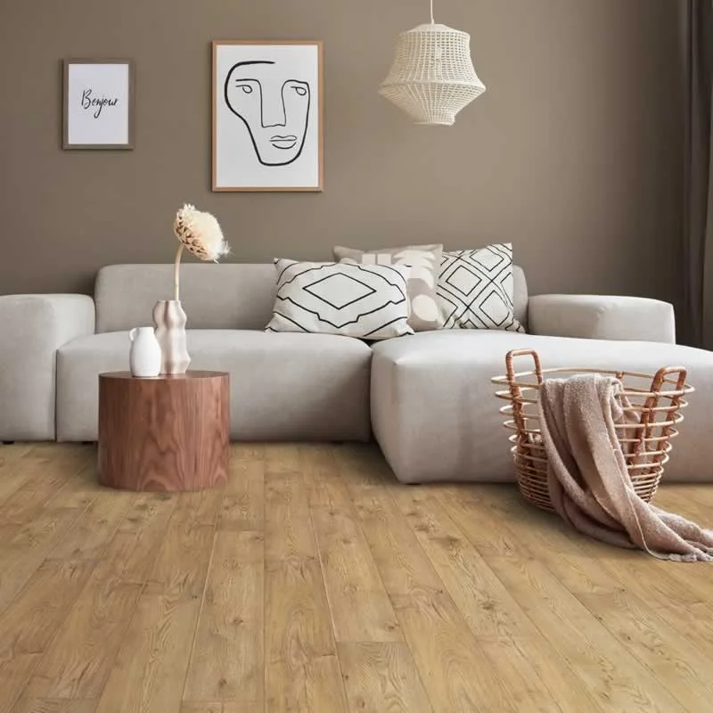 laminate floor in living room