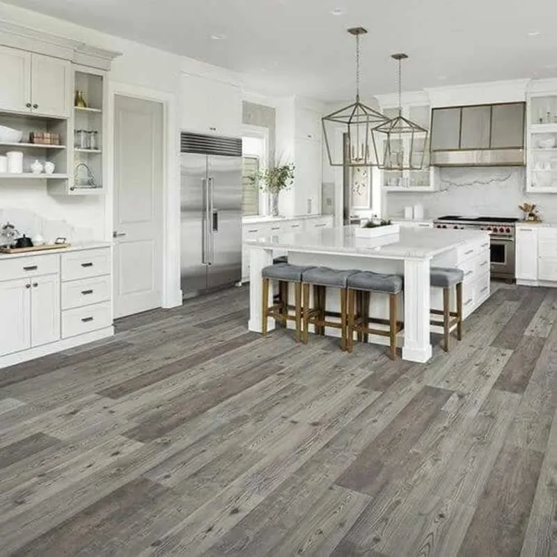laminate kitchen flooring with real wood pattern