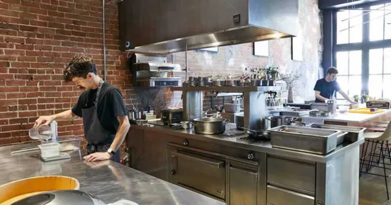 chef working in the restaurant