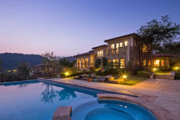luxury home with pool