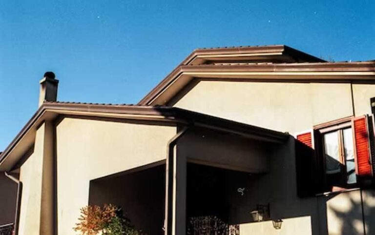 gutters on house