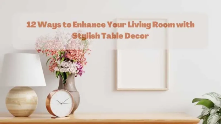 living room table