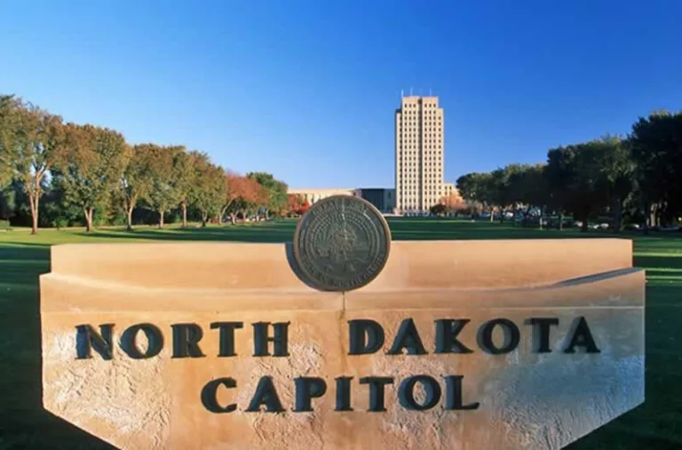 North Dakota capitol sign