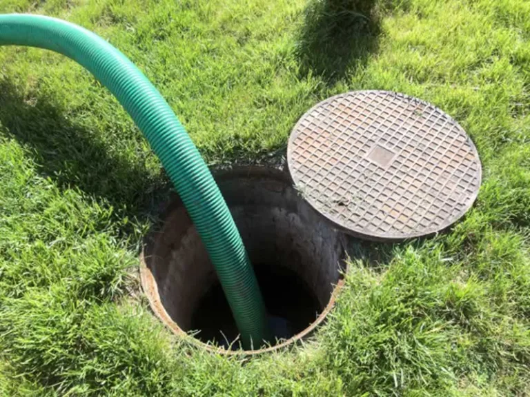 pumping septic tank