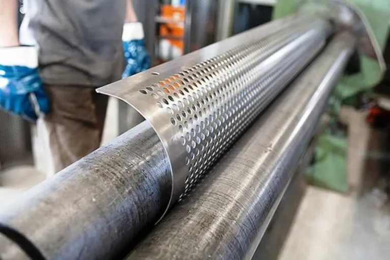 man rolling sheet metal