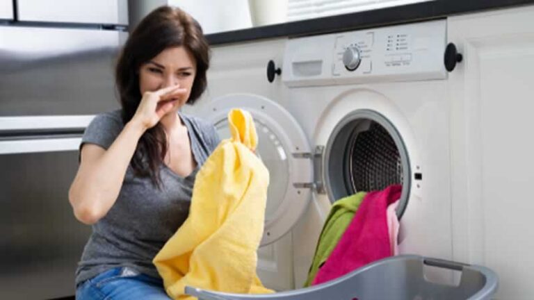bad smell from the washing machine