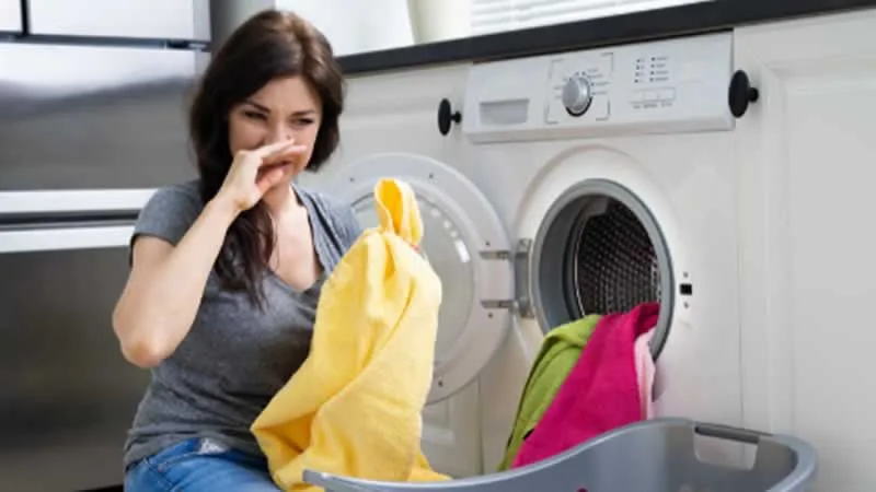 bad smell from the washing machine