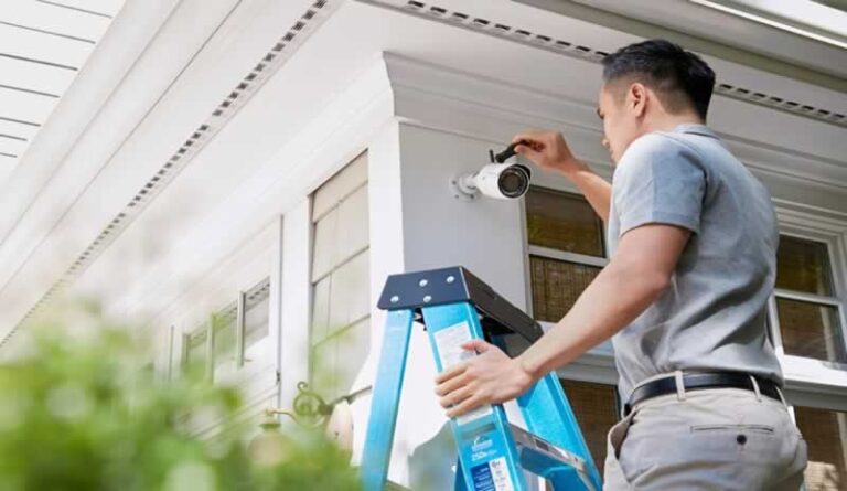 installing security camera