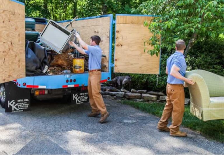 loading junk on the truck