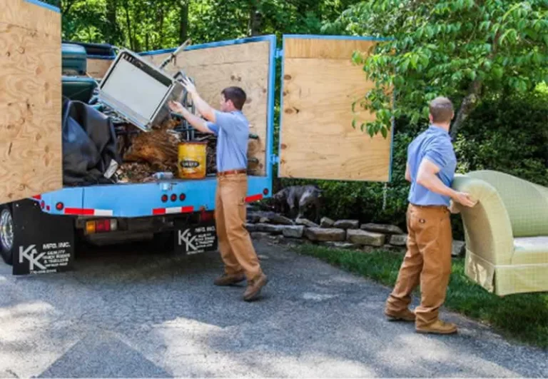 loading junk on the truck