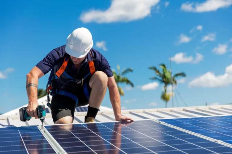 mounting solar panels