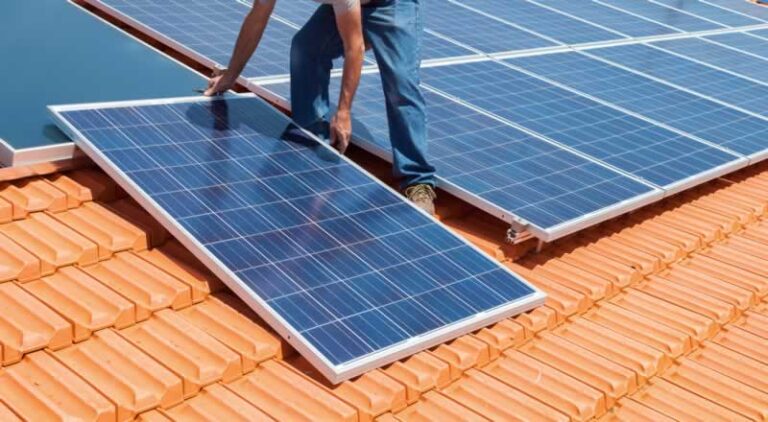 mounting solar panels