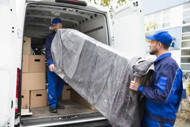 movers loading furniture