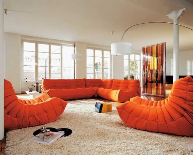 Togo sofa in the living room
