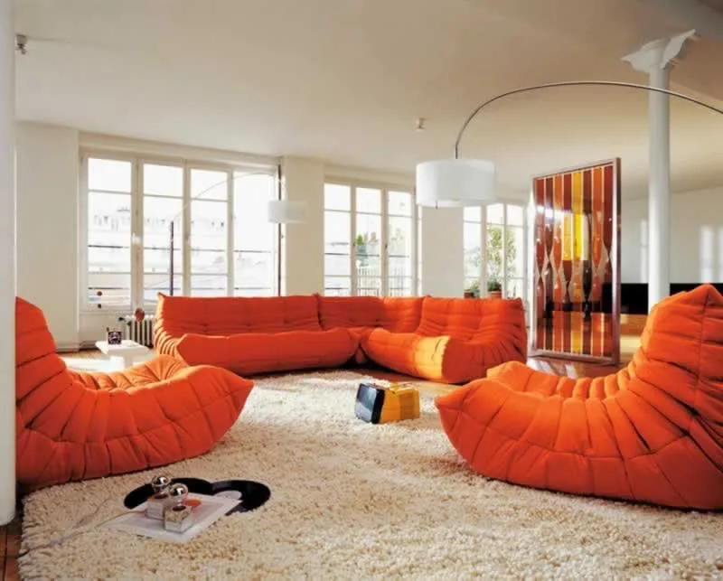 Togo sofa in the living room