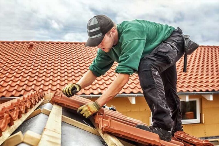 roofer on the roof