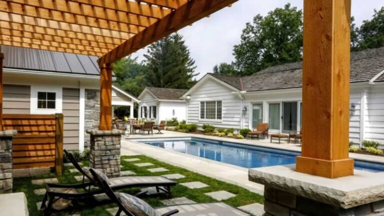 amazing home with a pool