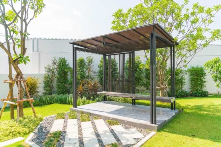backyard pergola