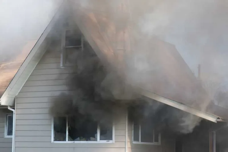 house on fire