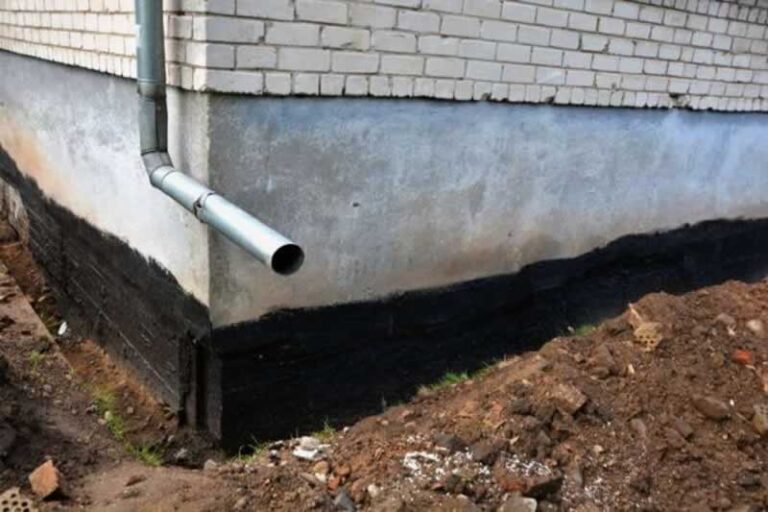 outdoor basement waterproofing