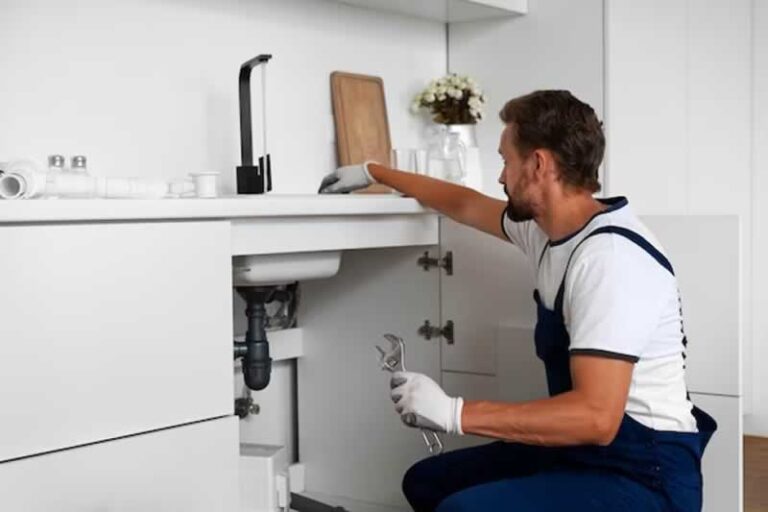 plumber keeping plumbing system in top shape