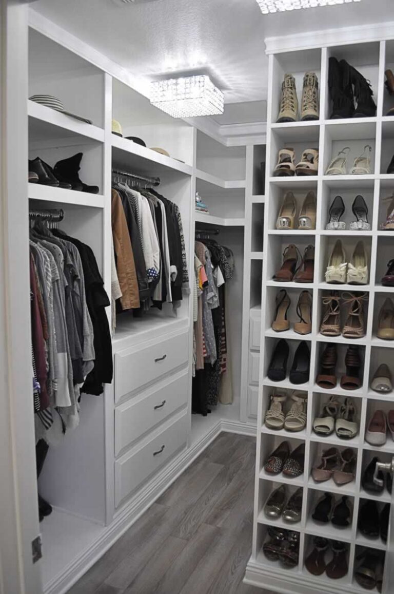 amazing DIY walk in closet