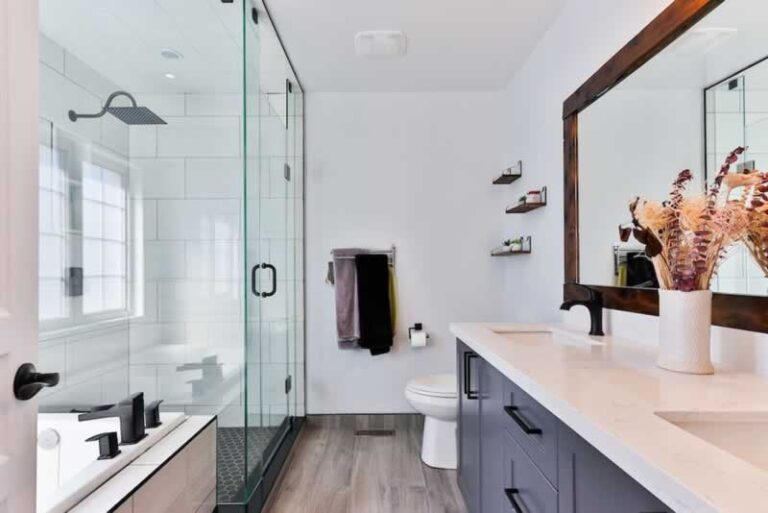 remodeled small bathroom