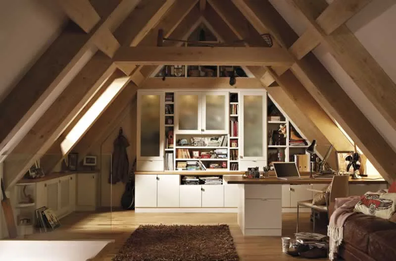 amazingly converted attic