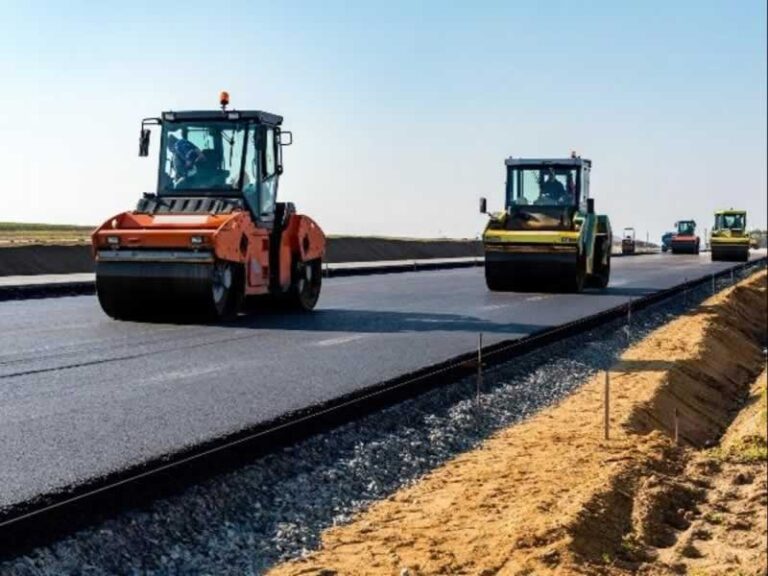 paving of the mew road