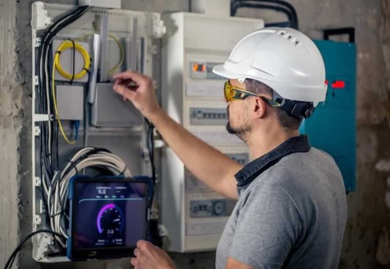 electrician testing panel