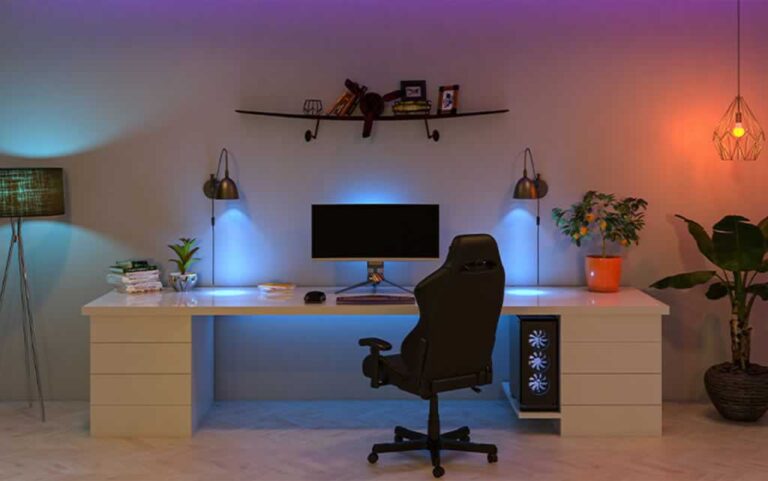 perfect office desk lighting