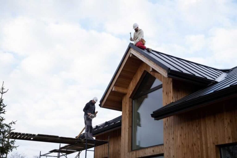 changing the roof on the house