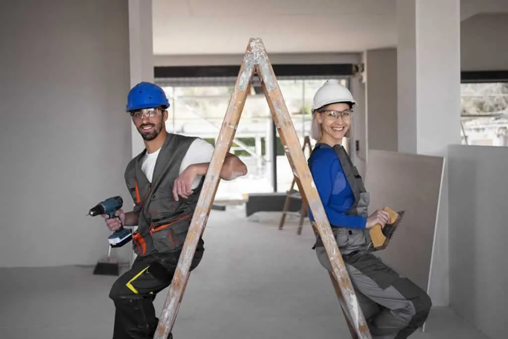 couple prepared for home remodeling project
