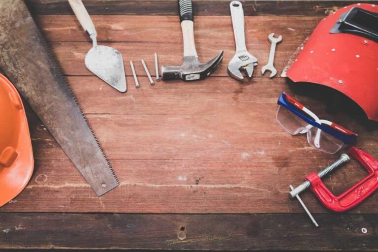 tools on the workbench