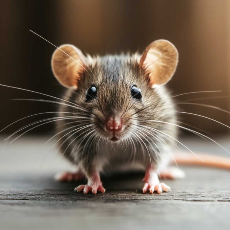 mouse lurking in the kitchen