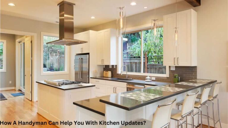 nicely remodeled kitchen with marble countertops