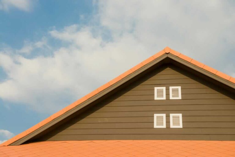 vinyl roof on the house