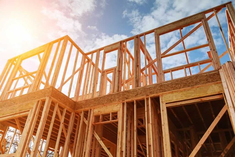 framing a new house