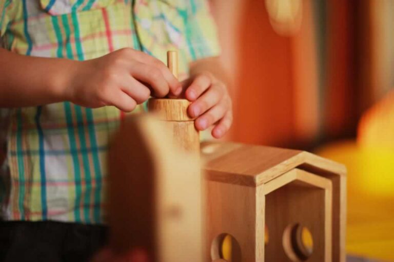 DIY carved alphabet train