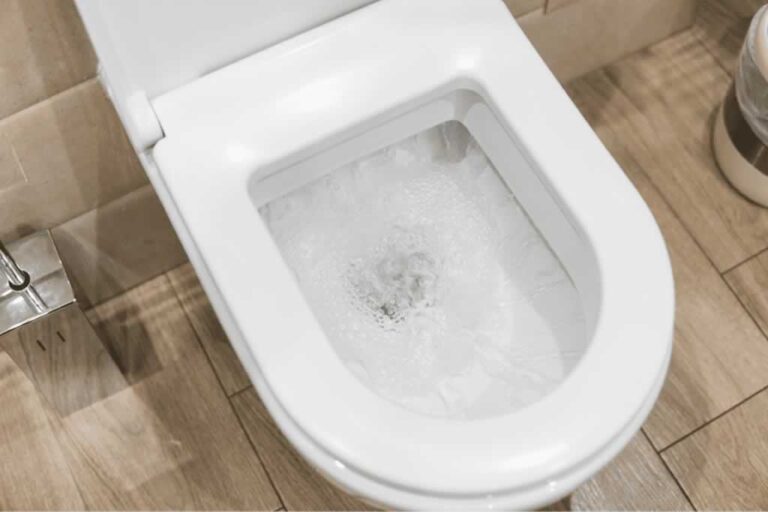 running water in the toilet