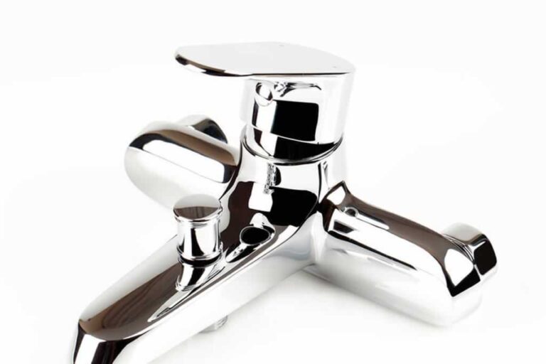 chrome plated faucet