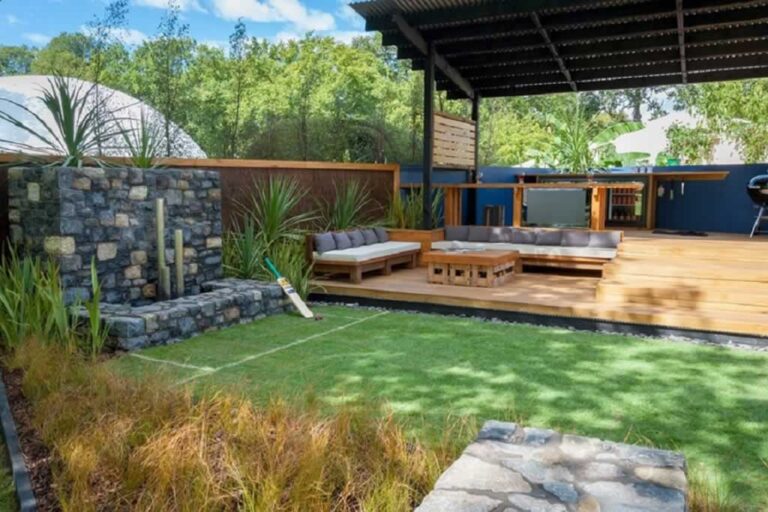 amazing garden privacy fence with fireplace