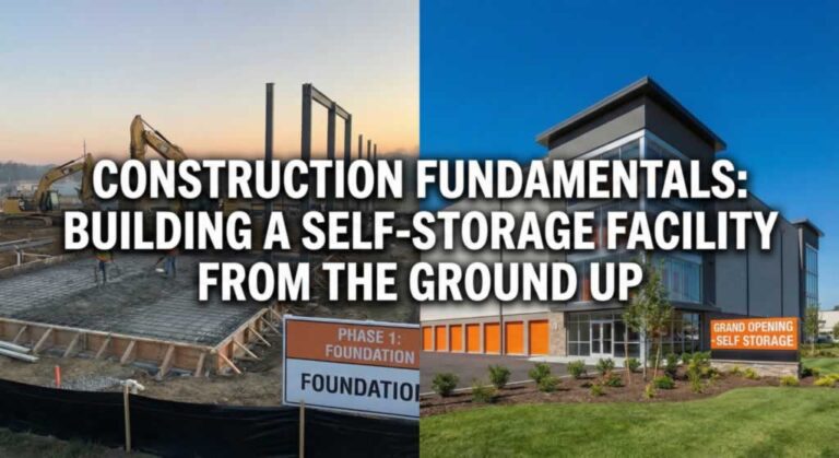 phases in constructing self-storage facility