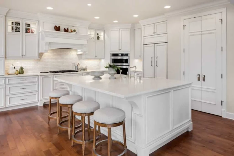 amazing kitchen remodel with classic cabinets and kitchen island