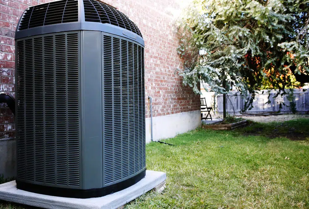 modern outdoor air conditioner unit