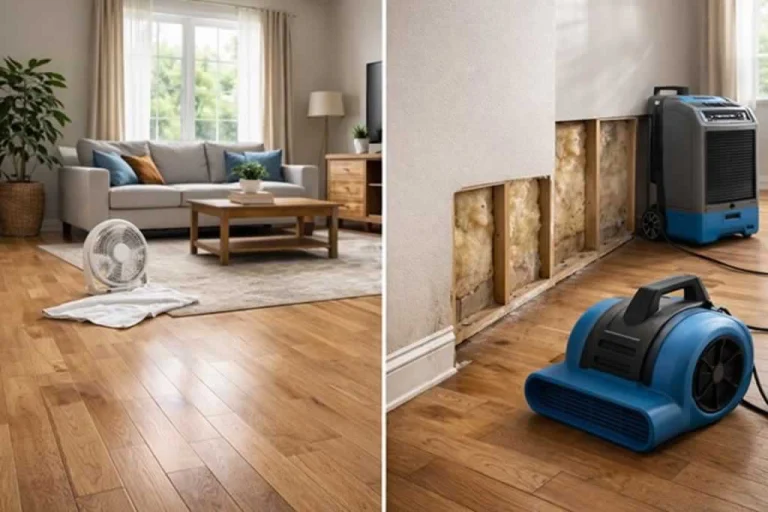 dealing with water damage in the house