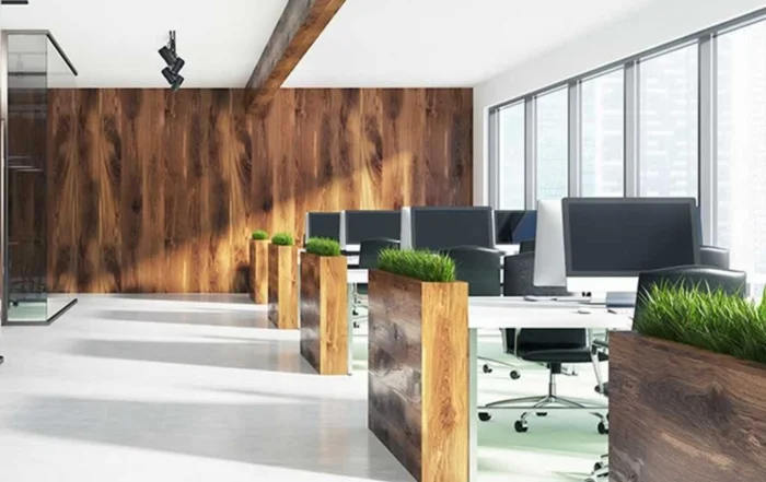 natural commercial interior design