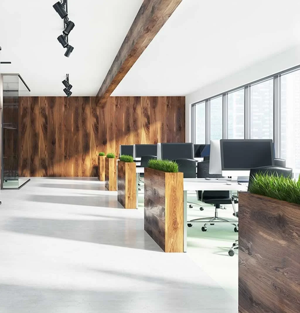 natural commercial interior design