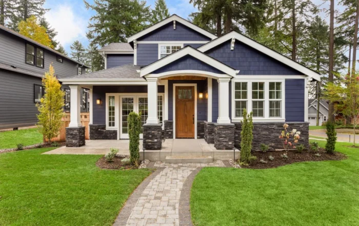 family home after a successful home improvement project