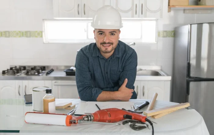 home improvement contractor on the job